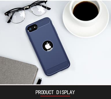 iPhone SE 2020 Cover TPU Etui (Blå)
