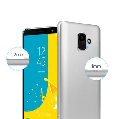 Samsung Galaxy J6 2018 Cover Etui Case (Sølv)