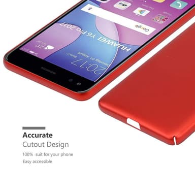 Huawei Y6 PRO 2017 Cover Etui Case (Rød)