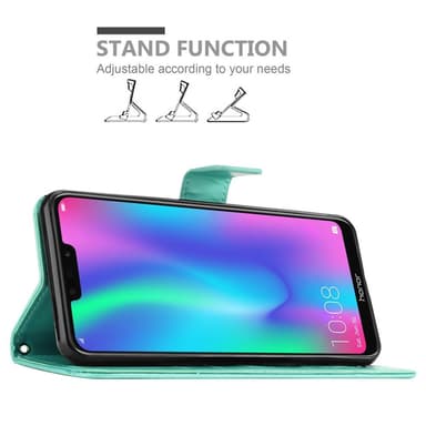 Honor 8C Pungetui Cover Case (Turkis)