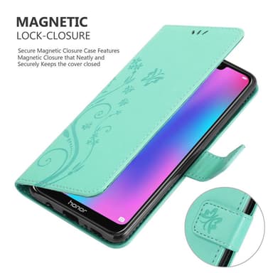 Honor 8C Pungetui Cover Case (Turkis)