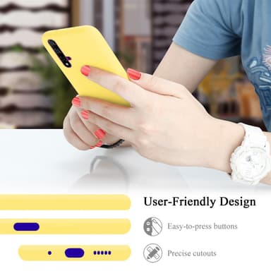 Honor 20 / 20S / Huawei NOVA 5T Cover Etui Case (Gul)