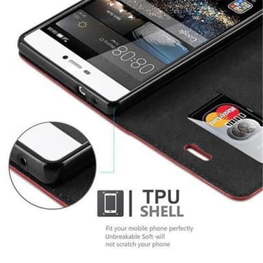 Huawei P8 Cover Etui Case (Rød)