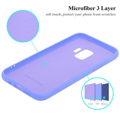 Samsung Galaxy S9 Cover Etui Case (Lilla)