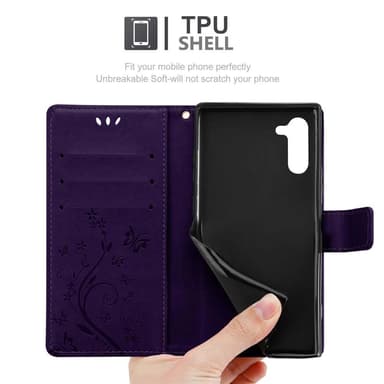Samsung Galaxy NOTE 10 Pungetui Cover Case (Lilla)