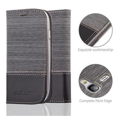 Samsung Galaxy S3 MINI Pungetui Cover Case (Grå)