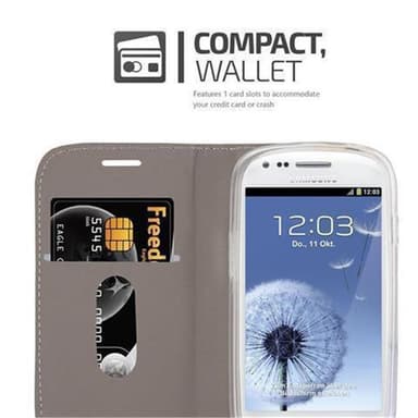 Samsung Galaxy S3 MINI Pungetui Cover Case (Grå)
