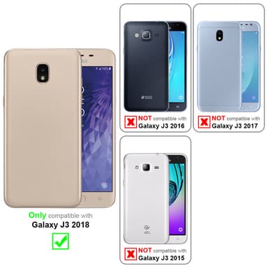 Cover Samsung Galaxy J3 2018 Etui Case (Rød)