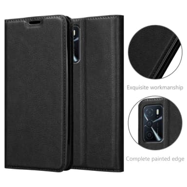 Oppo A16s / A54s Cover Etui Case (Sort)
