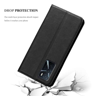 Oppo A16s / A54s Cover Etui Case (Sort)