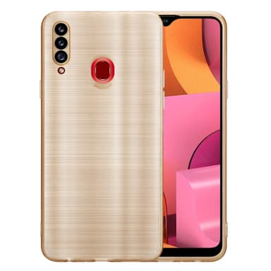 Cover Samsung Galaxy A20s Etui Case (Guld)