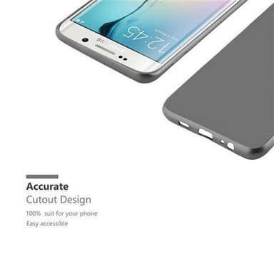 Samsung Galaxy S6 EDGE Cover Etui Case (Grå)