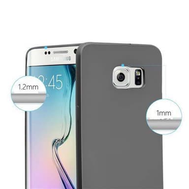 Samsung Galaxy S6 EDGE Cover Etui Case (Grå)