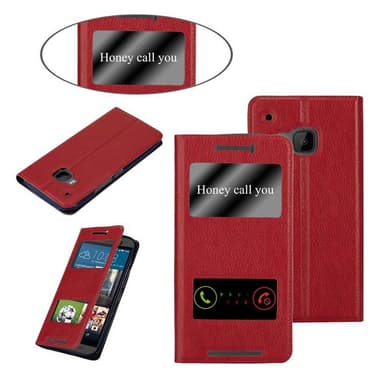 Pungetui HTC ONE M9 Cover Case (Rød)