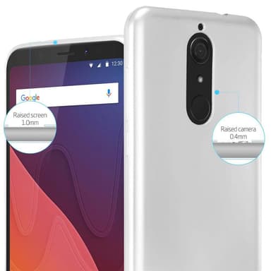 WIKO VIEW Cover Etui Case (Sølv)