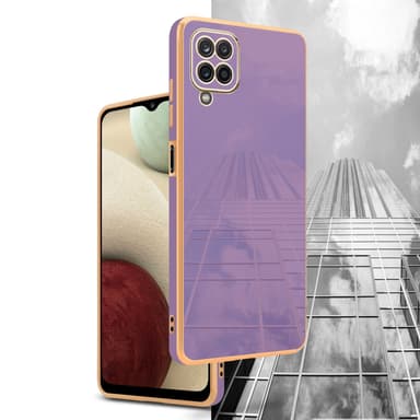 Samsung Galaxy A12 / M12 Cover Etui Case (Lilla)
