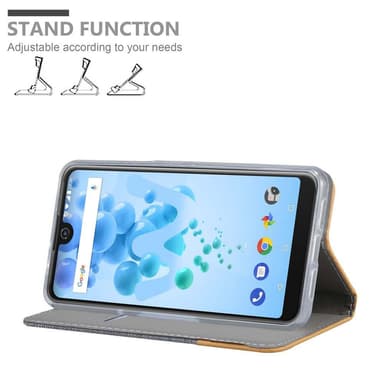 WIKO VIEW 2 PRO Pungetui Cover Case (Grå)