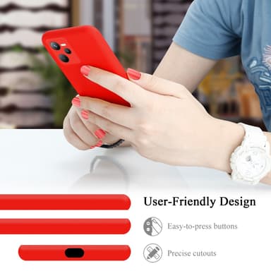Realme C35 / Narzo 50A PRIME Cover Etui Case (Rød)