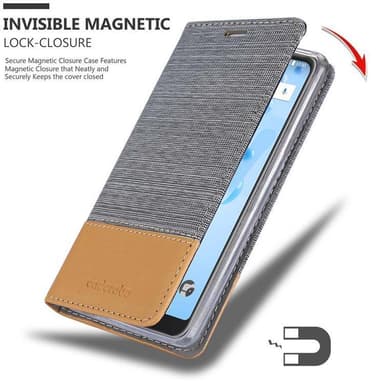 WIKO VIEW 2 PRO Pungetui Cover Case (Grå)