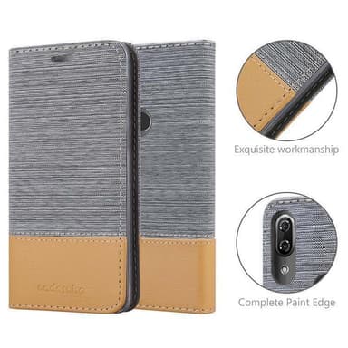 WIKO VIEW 2 PRO Pungetui Cover Case (Grå)