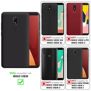 WIKO VIEW Cover Etui Case (Brun)