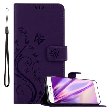 Huawei P8 Pungetui Cover Case (Lilla)