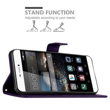 Huawei P8 Pungetui Cover Case (Lilla)