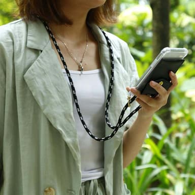 Huawei P9 Etui Cover Kæde (Sort)