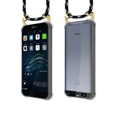 Huawei P9 Etui Cover Kæde (Sort)