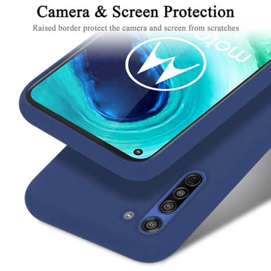 Motorola MOTO G8 Cover Etui Case (Blå)