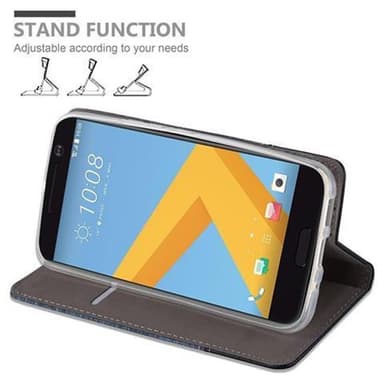 HTC ONE M10 Pungetui Cover Case (Blå)