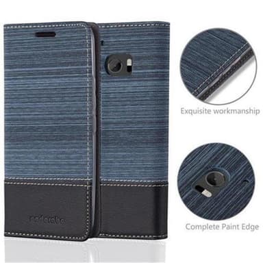 HTC ONE M10 Pungetui Cover Case (Blå)