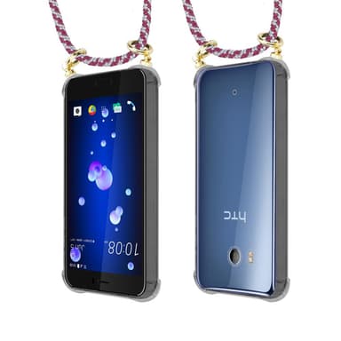 HTC OCEAN / U11 Etui Cover Kæde (Rød)