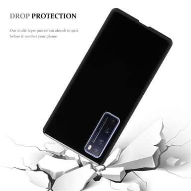 Huawei NOVA 7 PRO 5G Cover TPU Etui (Sort)