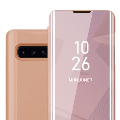 Samsung Galaxy S10 4G Pungetui Cover Case (Lyserød)