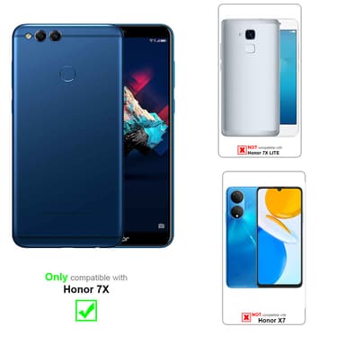 Cover Honor 7X Etui Case (Blå)