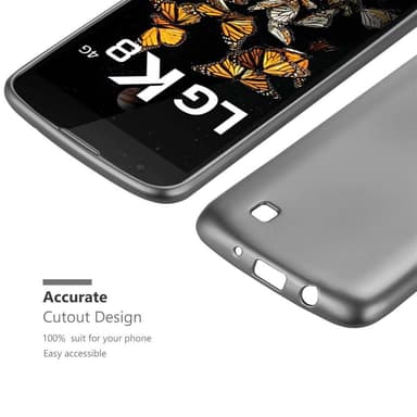 LG K8 2016 Cover Etui Case (Grå)