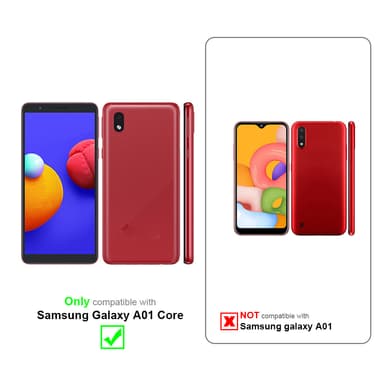 Samsung Galaxy A01 CORE Etui Case Cover (Gennemsigtig)