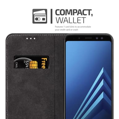 Samsung Galaxy A8 2018 Etui Case Cover (Blå)