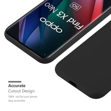 Cover Oppo FIND X3 NEO Etui Case (Sort)