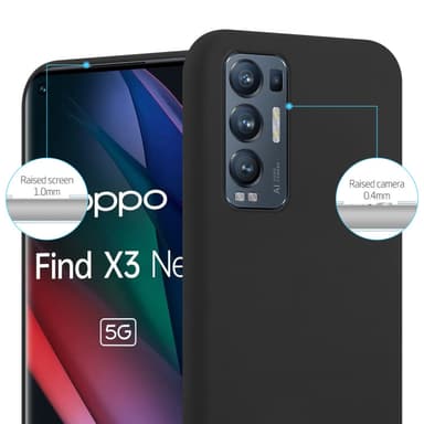 Cover Oppo FIND X3 NEO Etui Case (Sort)
