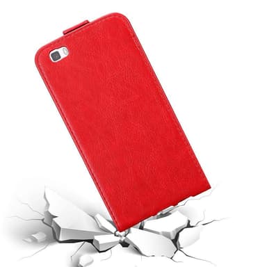 Huawei P8 LITE 2015 Pungetui Flip Cover (Rød)