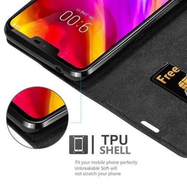 LG G7 ThinQ / FIT / ONE Cover Etui Case (Sort)
