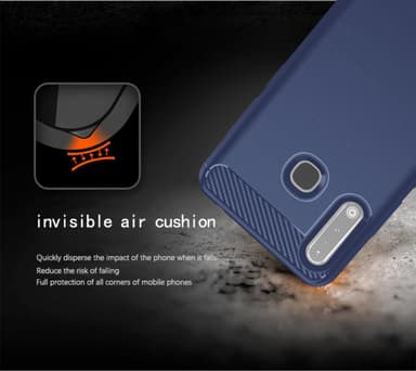 Samsung Galaxy A70e Cover TPU Etui (Blå)