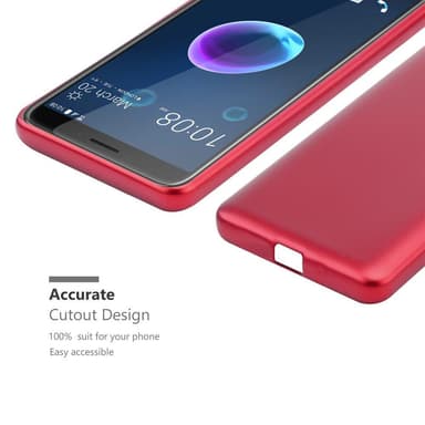 HTC Desire 12 Cover Etui Case (Rød)