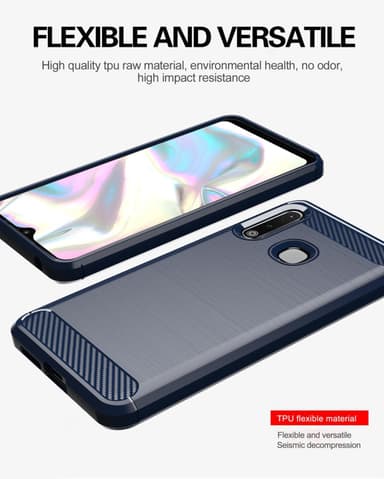 Samsung Galaxy A70e Cover TPU Etui (Blå)