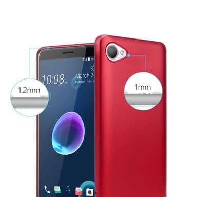 HTC Desire 12 Cover Etui Case (Rød)
