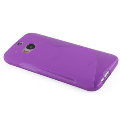 HTC ONE M8 Etui Case Cover (Lilla)