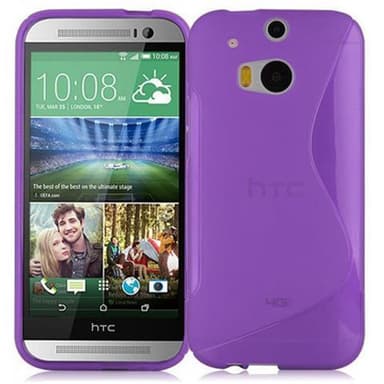 HTC ONE M8 Etui Case Cover (Lilla)