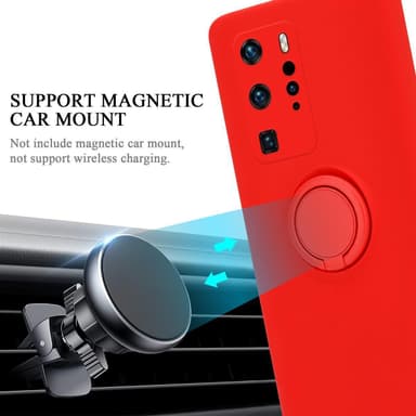 Huawei P40 PRO / P40 PRO+ Cover Etui Case (Rød)